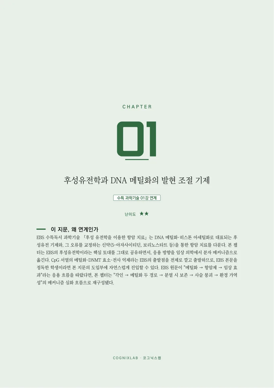 챕터 도입 — 이 지문, 왜 연계인가
